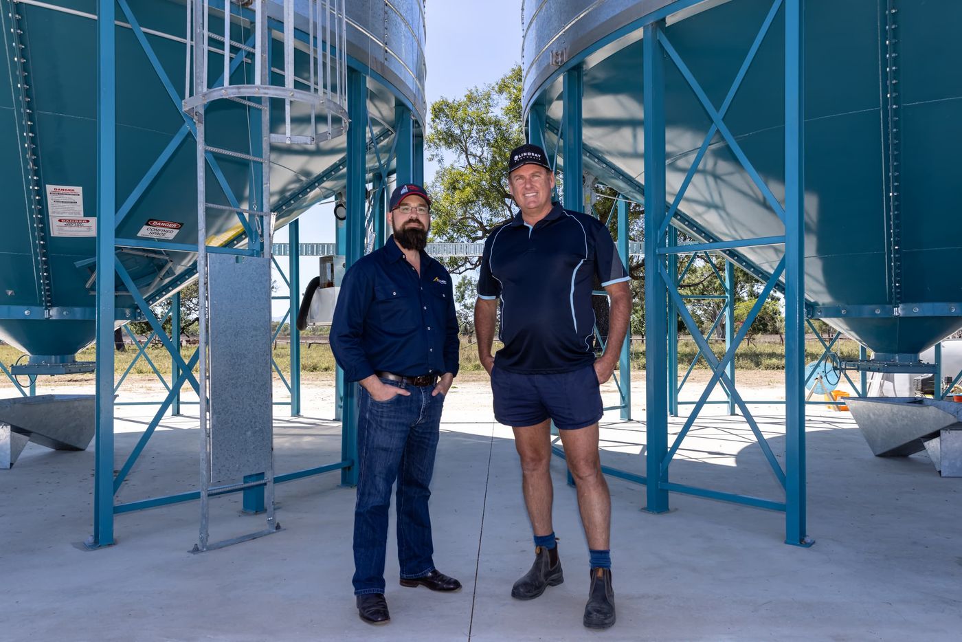 Hal Hamlet with a client at Harvest Rural Hub